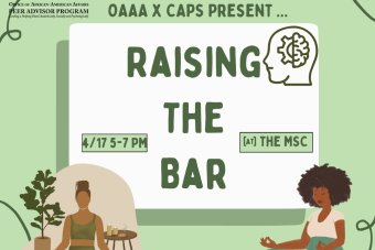 Raising the Bar: 4/17 5-7pm at the MSC